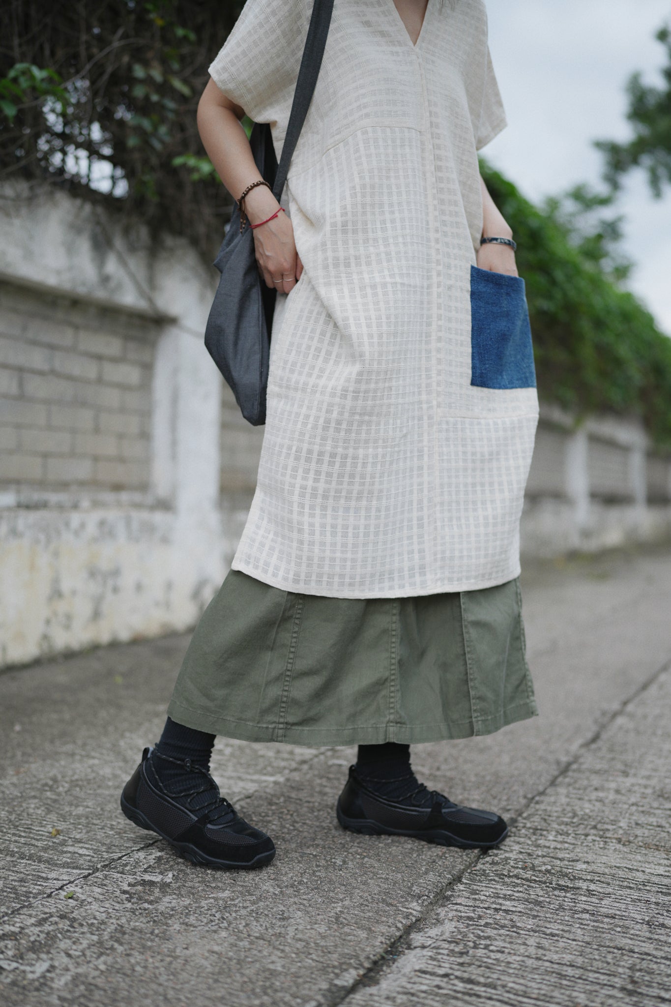 MZ353 Cargo Maxi Skirt