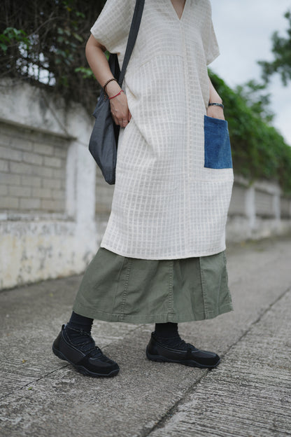 MZ353 Cargo Maxi Skirt