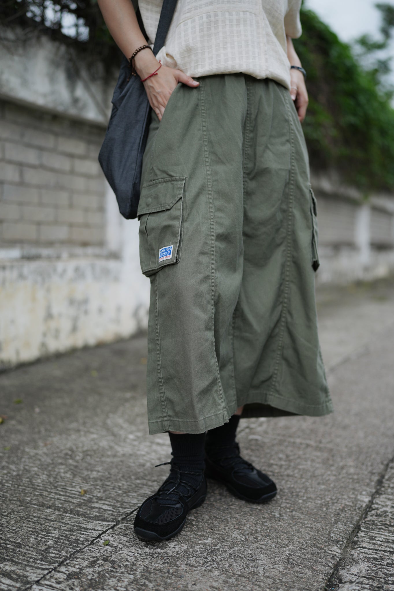 MZ353 Cargo Maxi Skirt