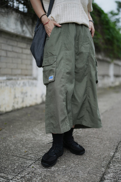 MZ353 Cargo Maxi Skirt