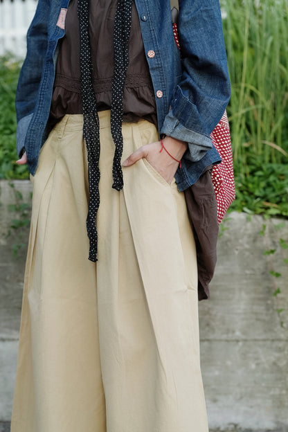 MB070 COTTON WIDE LEG CULOTTES