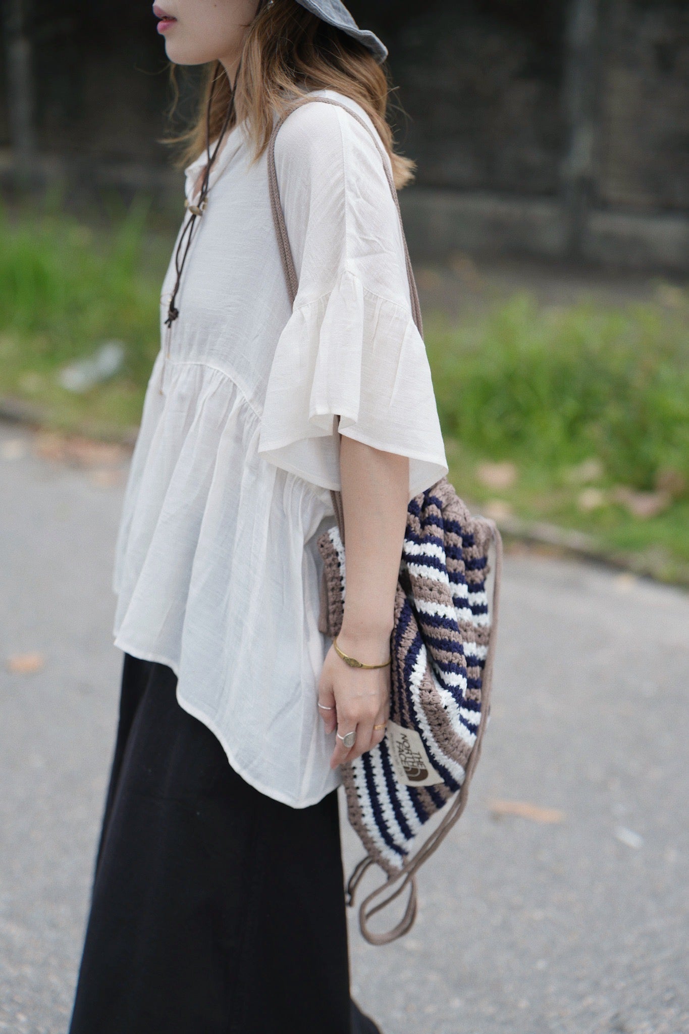 NA451 PONCHO TUNIC