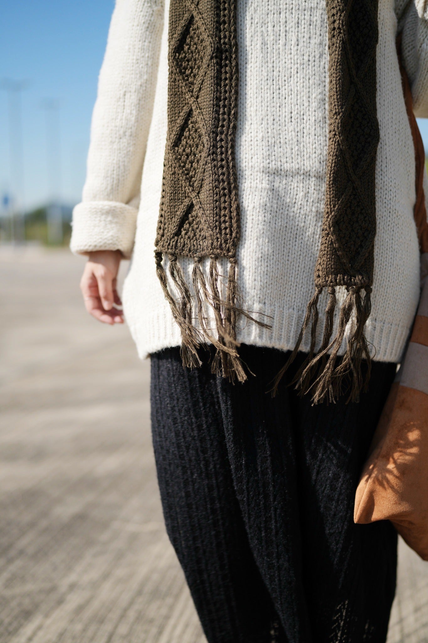 MZ583 HALF BUTTON KNIT TOP