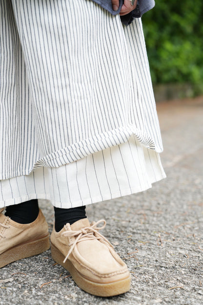 NA449 2WAY REVERSIBLE STRIPED SKIRT