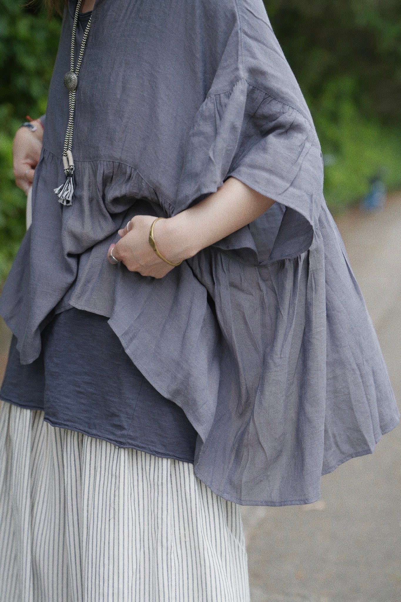 NA451 PONCHO TUNIC