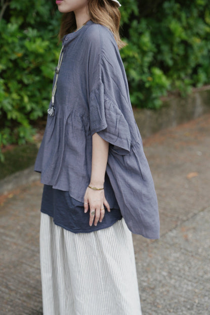 NA451 PONCHO TUNIC