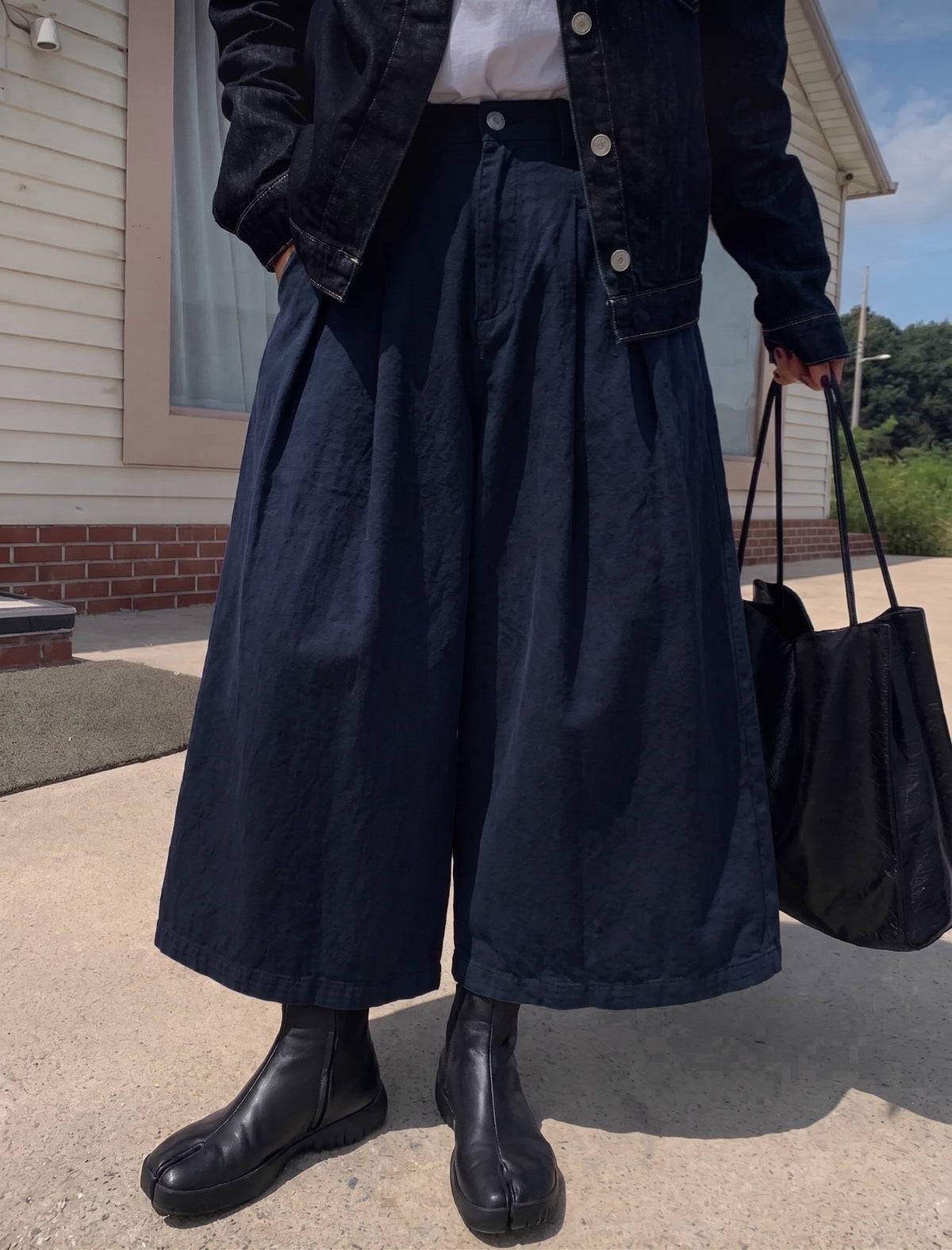 MB070 COTTON WIDE LEG CULOTTES