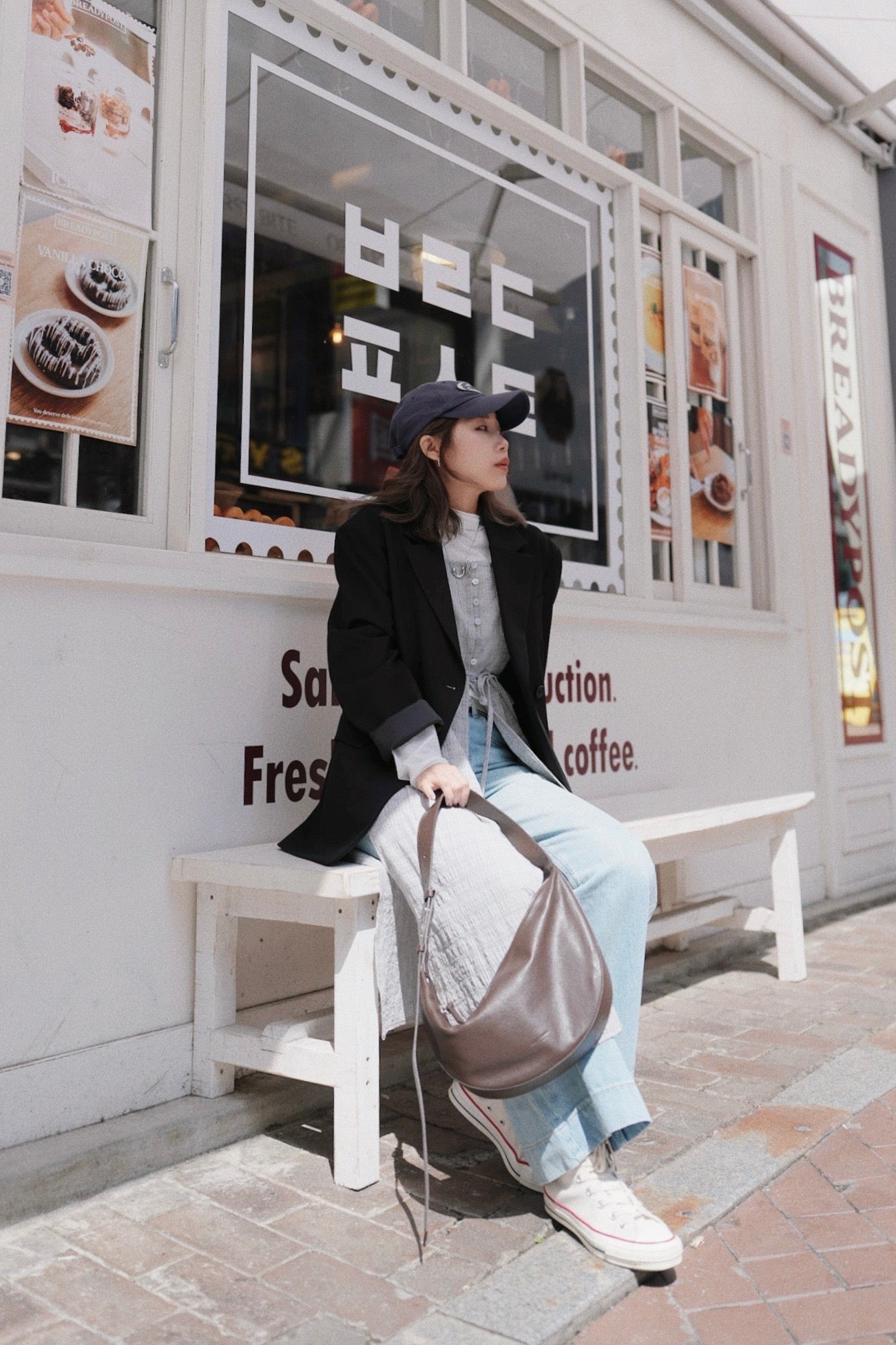 MZ720 OVERSIZE SIDE BUTTON BLAZER