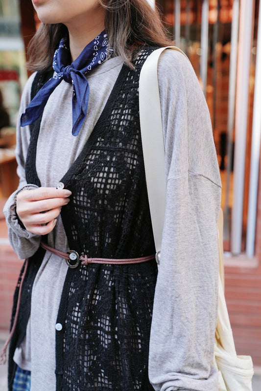 MZ717 CROCHET KNIT OP DRESS