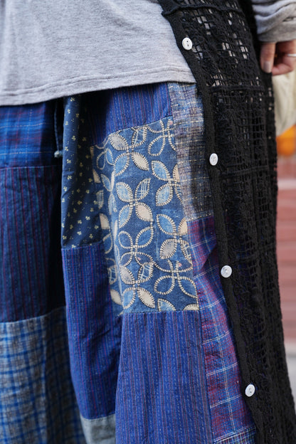 MZ713 PATCHWORK SKIRT