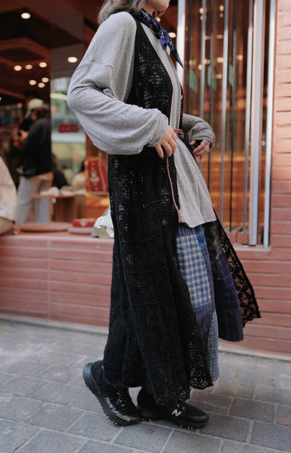 MZ713 PATCHWORK SKIRT