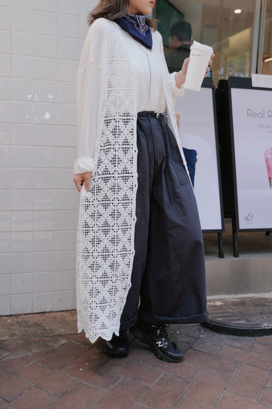 MZ717 CROCHET KNIT OP DRESS