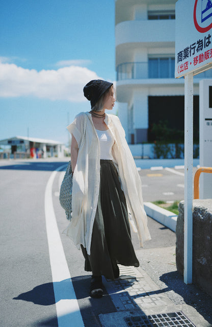 NA414 RAYON WIDE PANTS