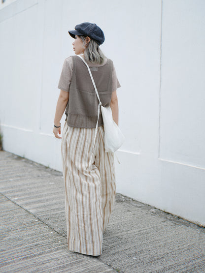 MZ358 Washed Denim Newsboy Cap