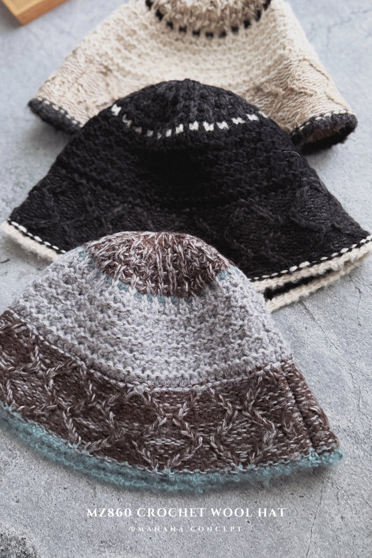 MZ860 CROCHET WOOL HAT