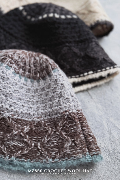 MZ860 CROCHET WOOL HAT