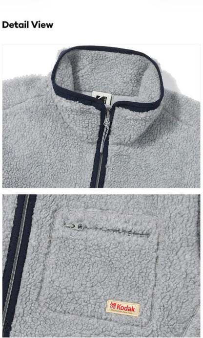 KODAK STAND NECK FLEECE JACKET