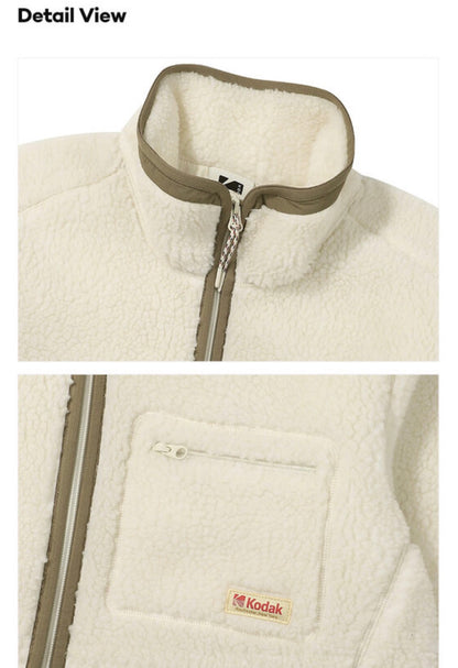 KODAK STAND NECK FLEECE JACKET