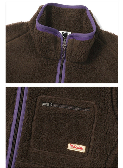 KODAK STAND NECK FLEECE JACKET