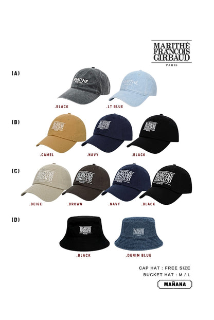 MARITHÉ FRANCOIS GIRBAUD / CAP & BUCKET HAT