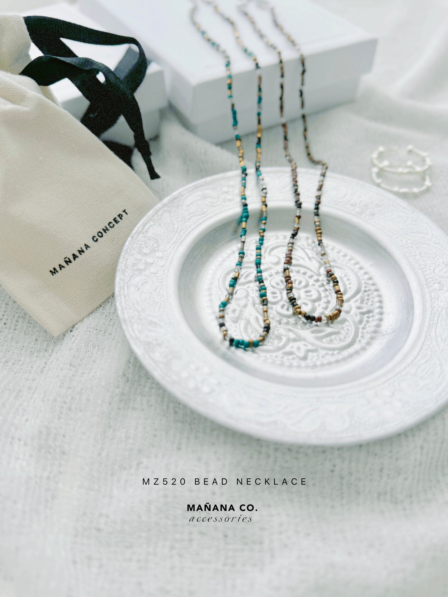MZ520 BOHO BEAD NECKLACE