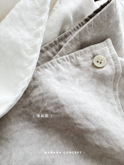 MZ581 HIGH NECK SUEDE SHIRT