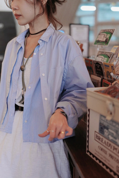 MZ708 LAYERED DESIGN SHIRT