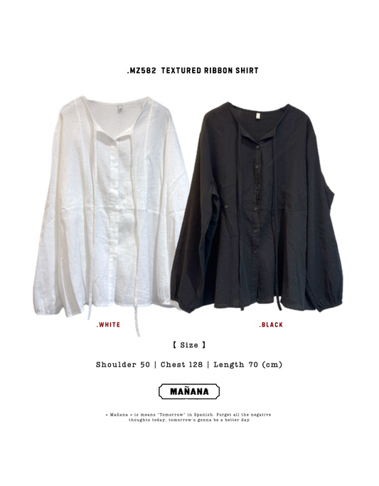 MZ582 TEXTURED RIBBON SHIRT