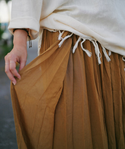 NA413 RAYON WIDE PANTS