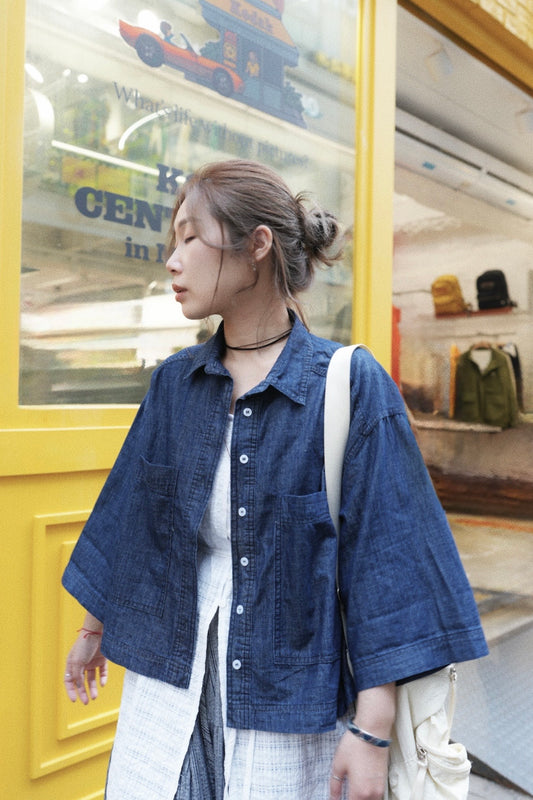 MZ731 POCKET DENIM SHIRT