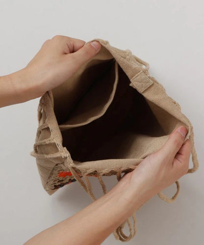 NA456 ETHNIC CROCHET TOTE BAG / 3 COLORS