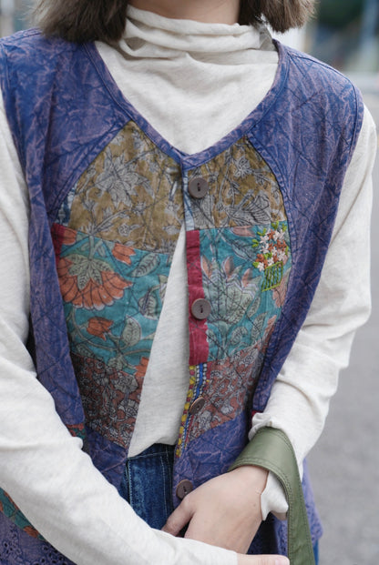 MZ865 TURTLE-NECK PATCHED TOP【 2件減$20, 4件減$50 】
