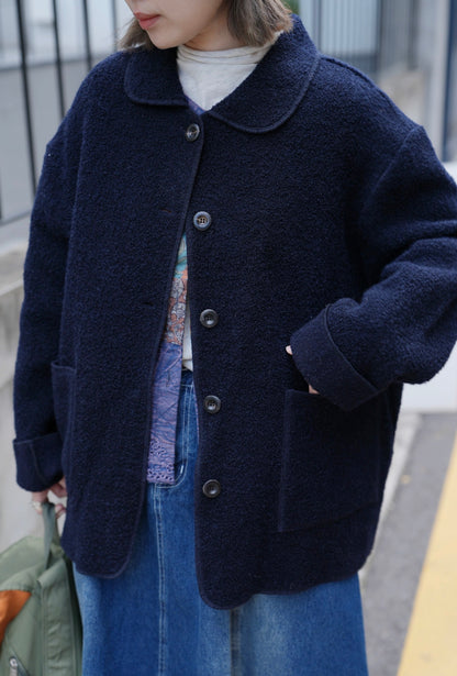 MZ882 ALPACA WOOL COAT