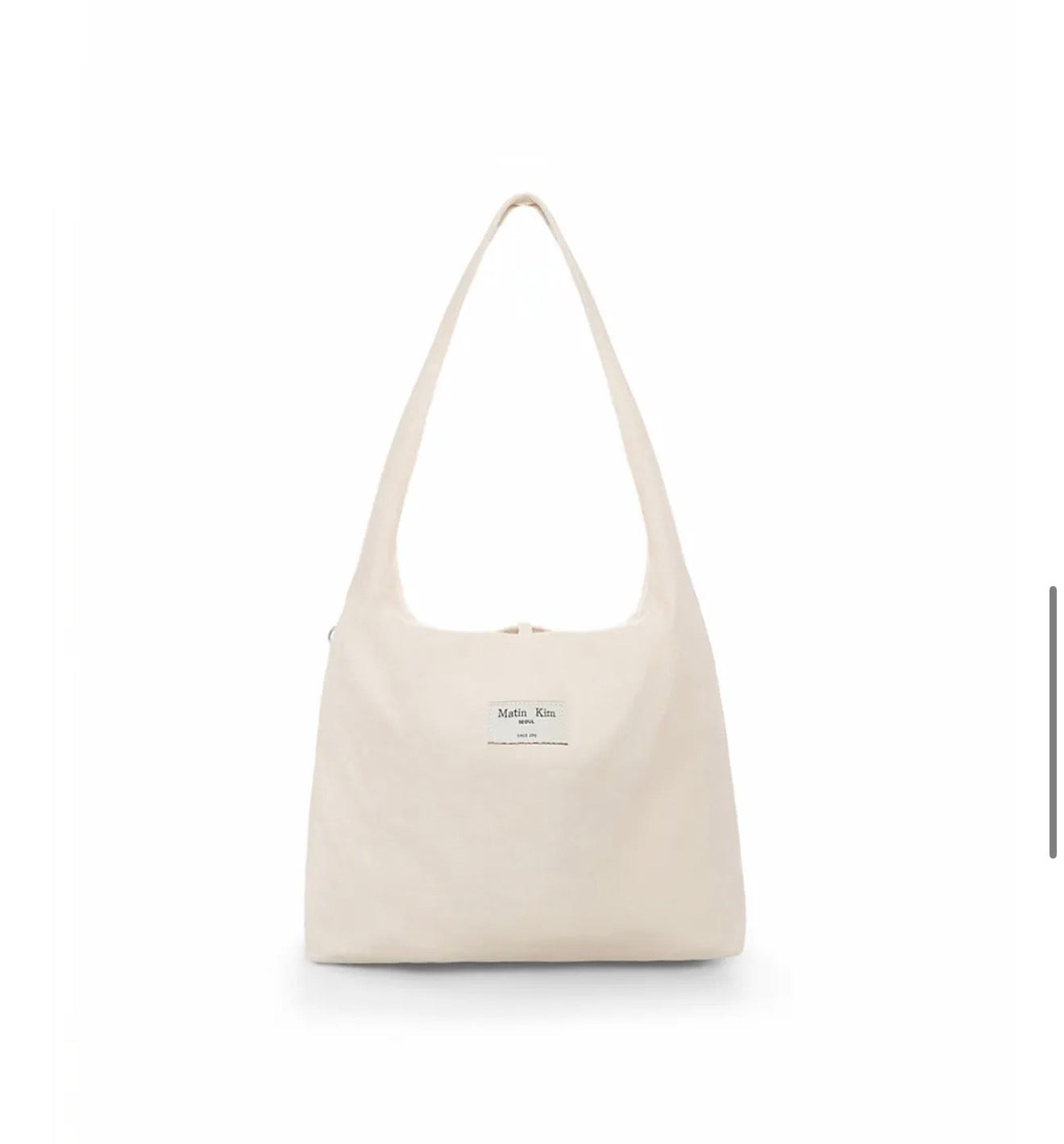 MATIN KIM - LOGO POINT ROUND ECOBAG