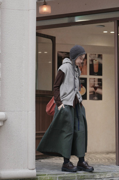 MZ881 KNITTED STRIPED BEANIE