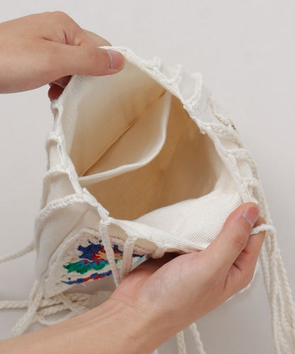 NA456 ETHNIC CROCHET TOTE BAG / 3 COLORS