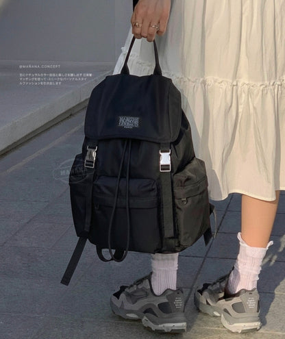 MARITHÉ + FRANҪOIS GIRBAUD - CLASSIC LOGO METAL BUCKLE BACKPACK