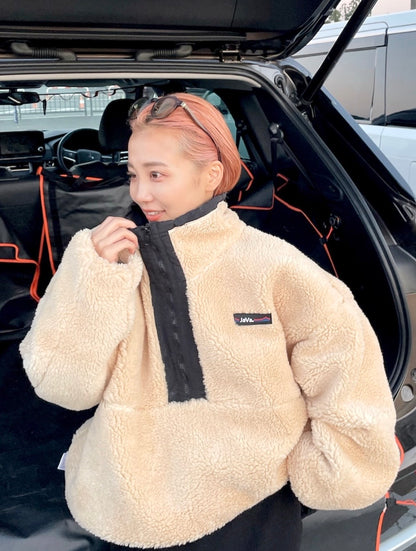 NA460 REVERSIBLE HALF ZIP BOA BLOUSON