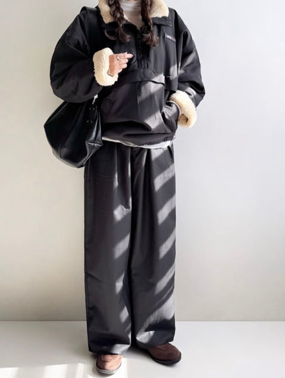 NA460 REVERSIBLE HALF ZIP BOA BLOUSON