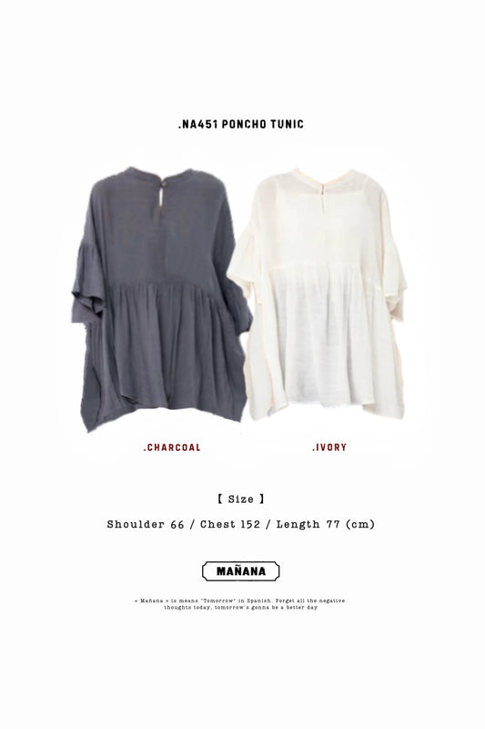NA451 PONCHO TUNIC