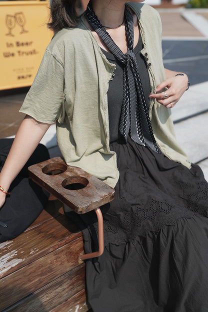 MZ813 CREPE PATTERN SCARF
