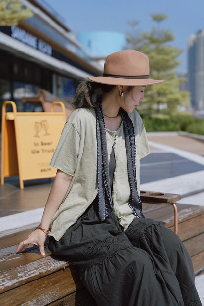 MZ813 CREPE PATTERN SCARF