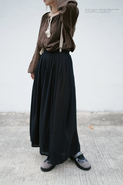 NA413 RAYON WIDE PANTS