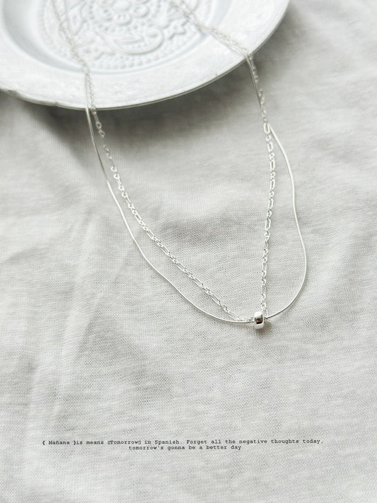 MZ-196 Silver 925 Layering necklace