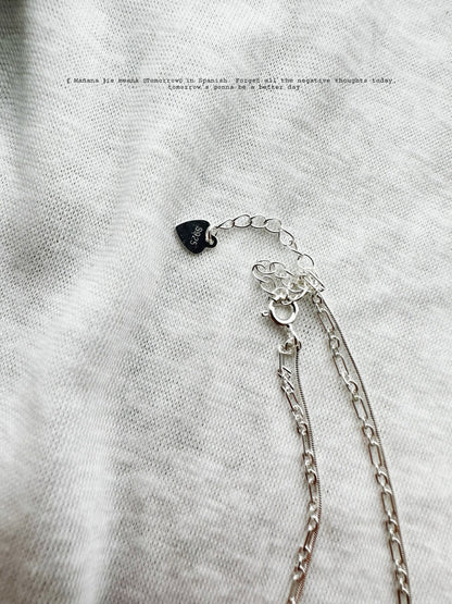MZ-196 Silver 925 Layering necklace