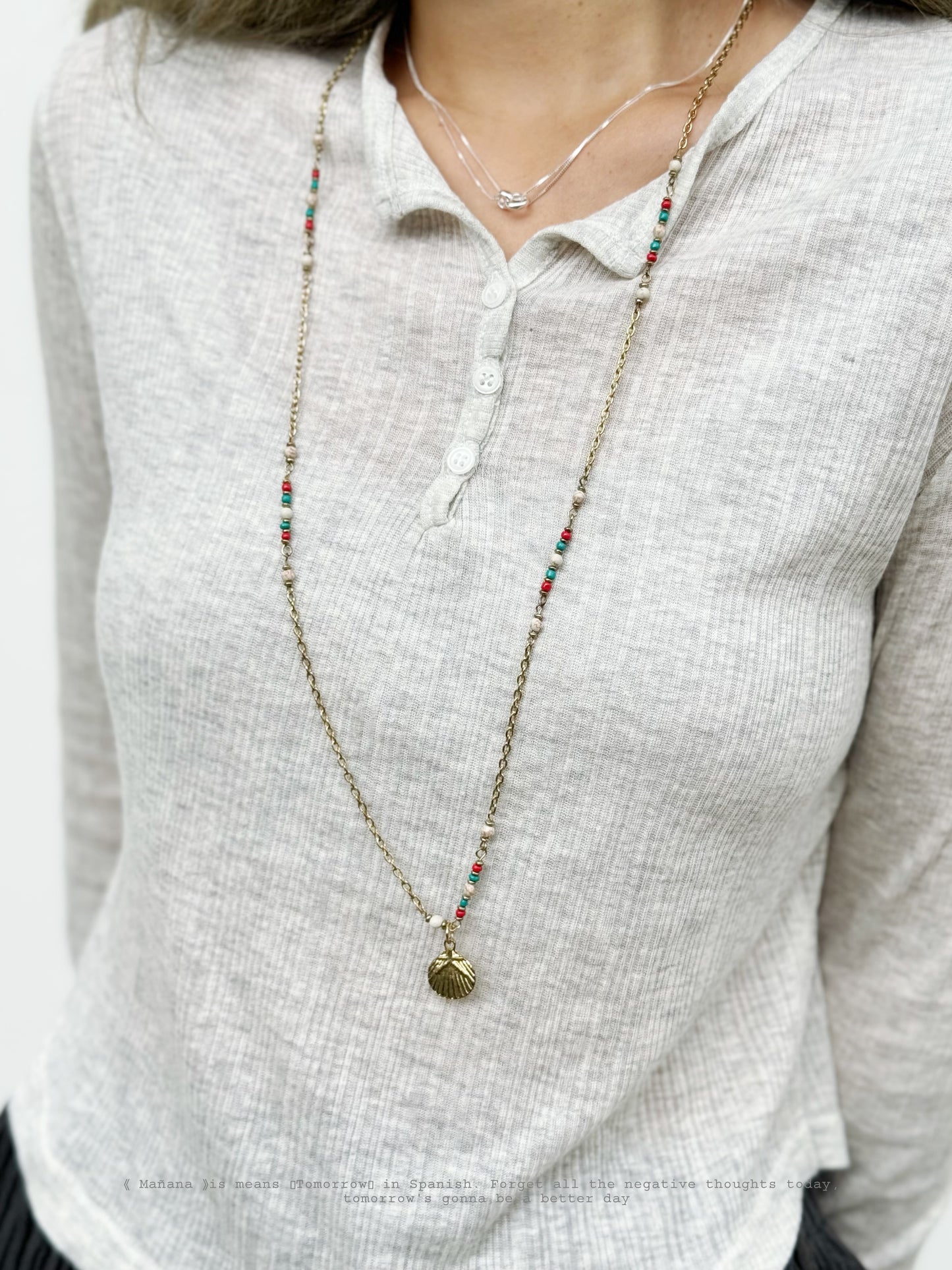 Ethnic Bead Necklace