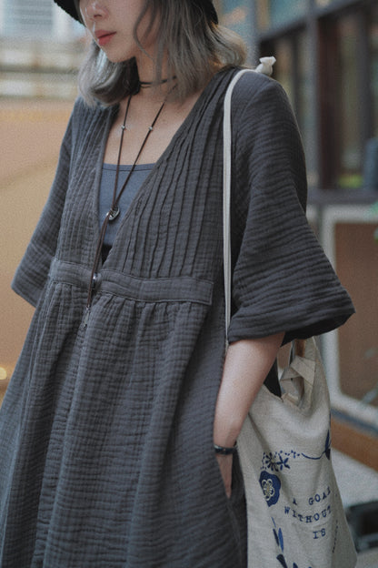 MZ299 Pintuck Gauze Outer