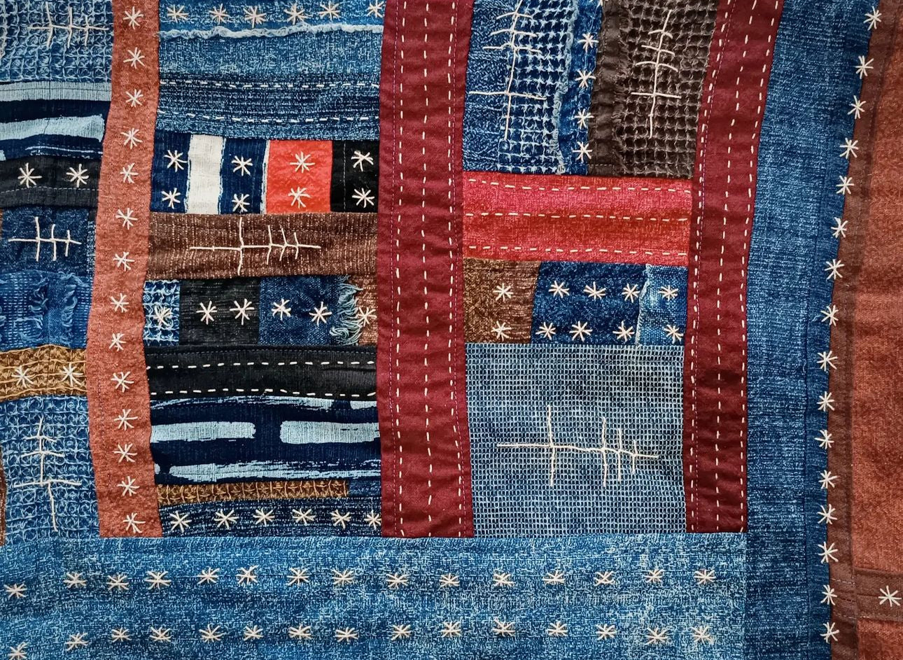 NA417 PATCHWORK SASHIKO BAG