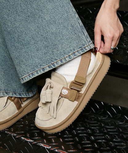SHAKA - MOC MULE TASSEL SUEDE