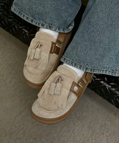 SHAKA - MOC MULE TASSEL SUEDE